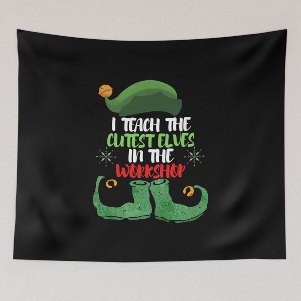 Item preview, I Teach Cutest Elves  In The Workshop designed and sold by VGdigital.