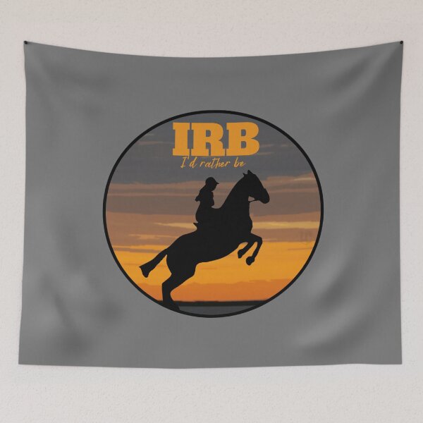 Item preview, IRB, I'd Rather Be Horse Riding Design for Horse Lovers designed and sold by LifeCrush.