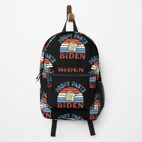 Vista previa del artículo con la obra «Poopy Pants Biden - Refrán divertido político Vintage Sunset», diseñado y vendido por Vibbin4Life33.