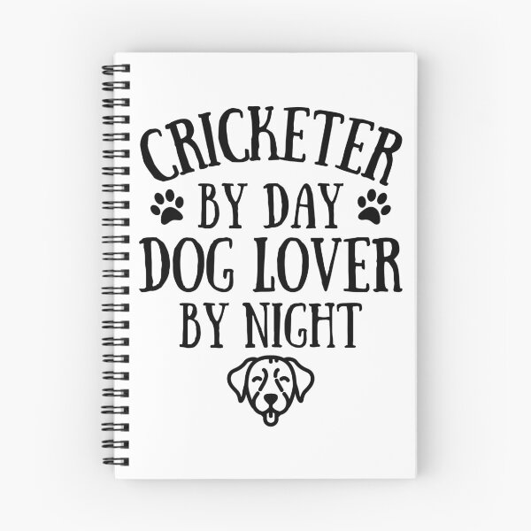 Item preview, Cricketer by day. Dog lover by night designed and sold by TheGreenGoat.