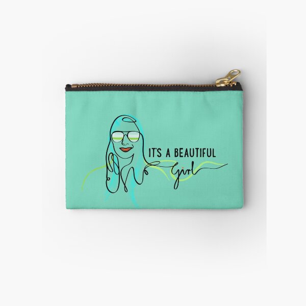 Item preview, Young smiling girl #3b - (color & mint bg) designed and sold by ha11ok.