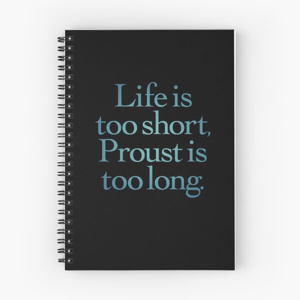 Item preview, Life is too short, Proust is too long. v.1 designed and sold by x1brett.
