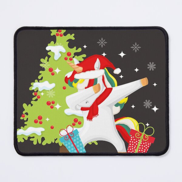 Item preview, Unicorn Christmas Dabbing Unicorn Santa on Christmas Tree designed and sold by myrgomez.