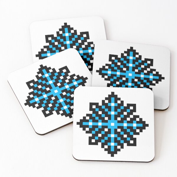 Item preview, Ice snow Christmas  Pixel Xmas - Holiday gift designed and sold by Shop With Jesus.