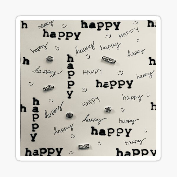 Item preview, Happy designed and sold by LoveHeartRocks.