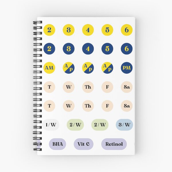 Item preview, Skincare organizer labels designed and sold by thedustyshelves.