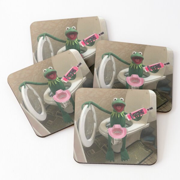 Item preview, Bad kermit party with pink whitney designed and sold by Alva-Creatur.