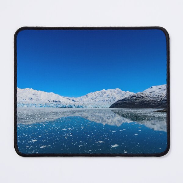 Bluebird Day at Hubbard Glacier Mouse Pad