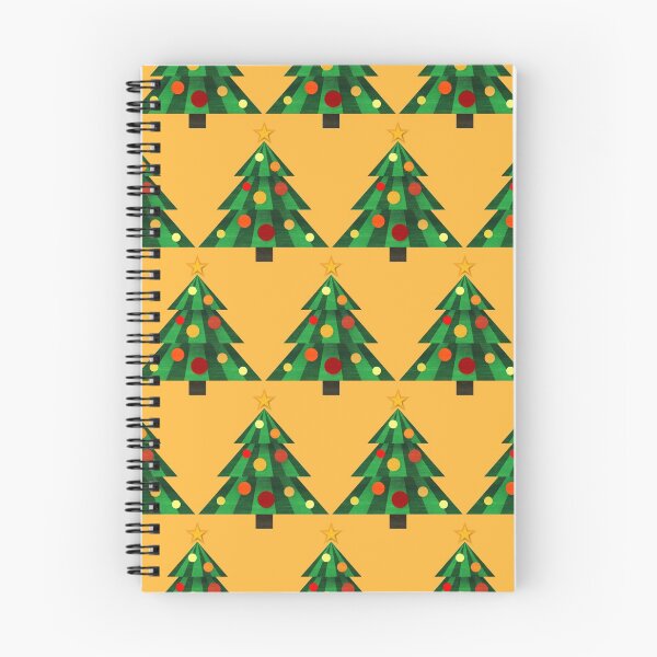 Item preview, Yellow Orange Christmas Tree Pattern designed and sold by Versatill.