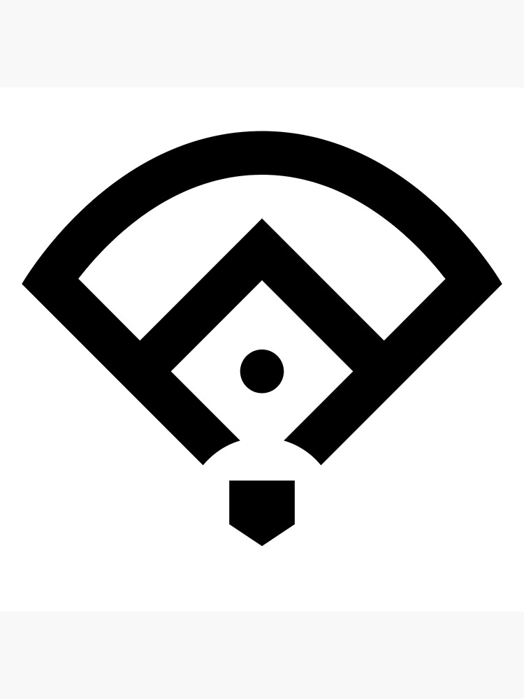 "MDI BaseballDiamondOutline" Poster for Sale by GnarlyFurtardo