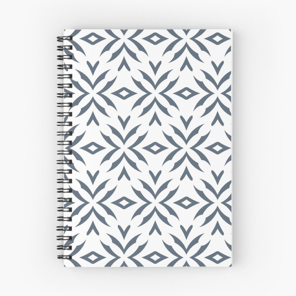 Item preview, Blue and White Abstract Flower Pattern Pairs Valspar 2022 Color of the Year Mountain River 4005-6C - Colour Trends designed and sold by ColorOfTheYears.