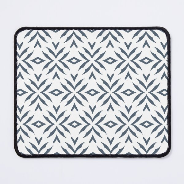 Item preview, Blue and White Abstract Flower Pattern Pairs Valspar 2022 Color of the Year Mountain River 4005-6C - Colour Trends designed and sold by ColorOfTheYears.