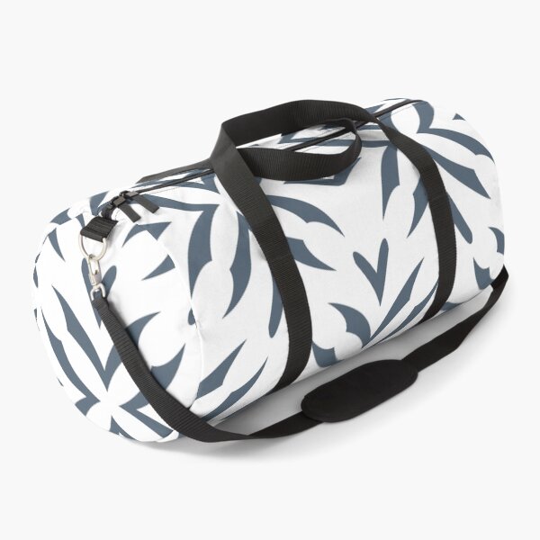 Item preview, Blue and White Abstract Flower Pattern Pairs Valspar 2022 Color of the Year Mountain River 4005-6C - Colour Trends designed and sold by ColorOfTheYears.