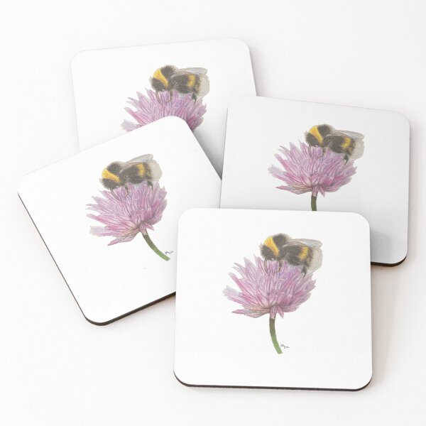Artikelvorschau, Biene und Kleeblume | Bienenliebhaber entworfen und verkauft von NathBros.