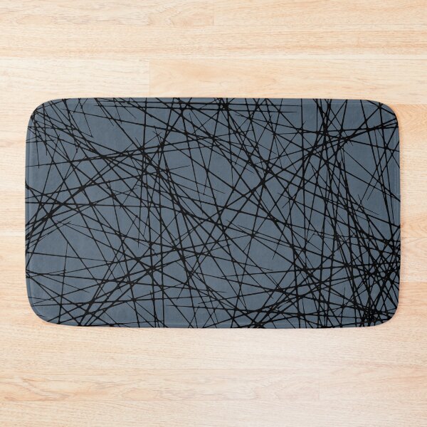 Item preview, Black and Blue Modern Criss Cross Line Pattern Pairs Valspar 2022 Color of the Year Mountain River 4005-6C - Colour Trends designed and sold by ColorOfTheYears.