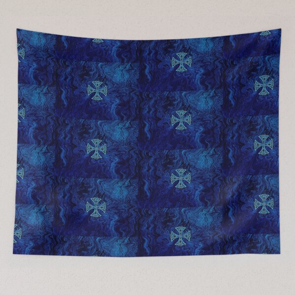 Item preview, Liturgical Blue with cross, Advent color for Hope designed and sold by CheekyGrace.