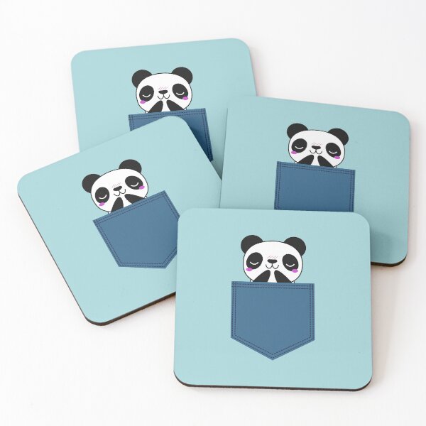Item preview, Panda in a Pocket Cute Funny Bear Cartoon designed and sold by Artventurous.