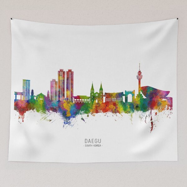 Item preview, Daegu Skyline South Korea designed and sold by ArtPrints.