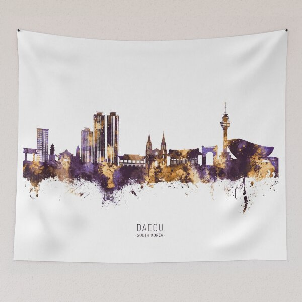 Item preview, Daegu Skyline South Korea designed and sold by ArtPrints.