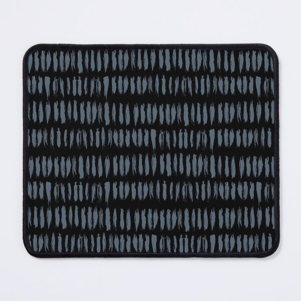 Artikelvorschau, Black and Blue Vertical Stripe Dash Lines Pattern Pairs Valspar 2022 Color of the Year Mountain River 4005-6C - Colour Trends entworfen und verkauft von ColorOfTheYears.
