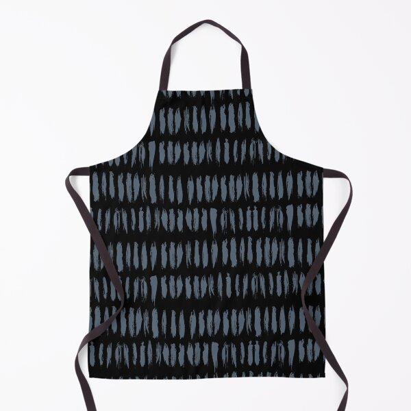 Item preview, Black and Blue Vertical Stripe Dash Lines Pattern Pairs Valspar 2022 Color of the Year Mountain River 4005-6C - Colour Trends designed and sold by ColorOfTheYears.