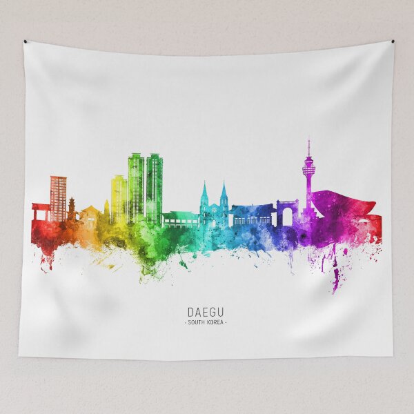 Item preview, Daegu Skyline South Korea designed and sold by ArtPrints.