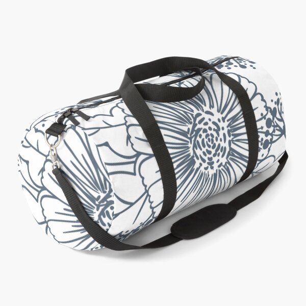 Item preview, Blue and White Hand Drawn Floral Pattern Pairs Valspar 2022 Color of the Year Mountain River 4005-6C - Colour Trends designed and sold by ColorOfTheYears.