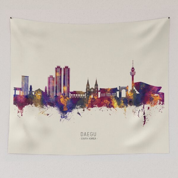Item preview, Daegu Skyline South Korea designed and sold by ArtPrints.