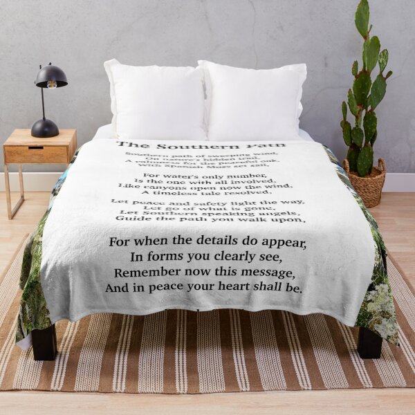 Item preview, The Southern Path Poem designed and sold by Pamela Storch.