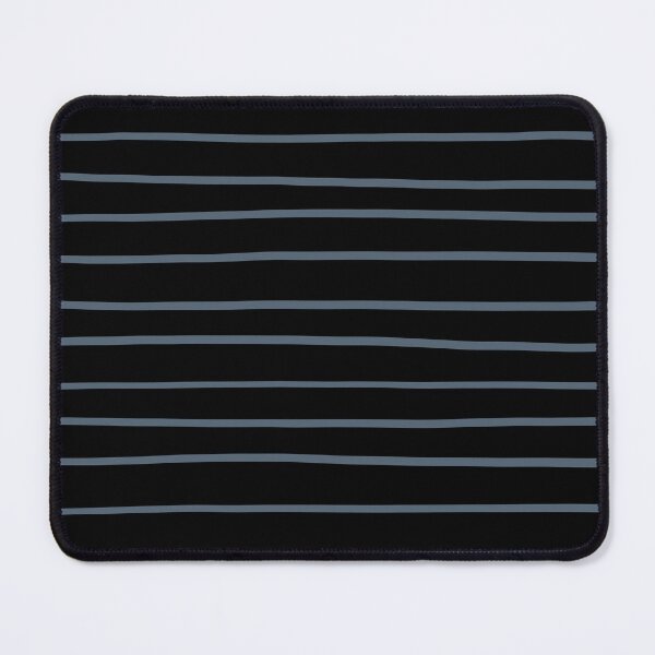 Item preview, Black and Blue Hand Drawn Horizontal Line Pattern Pairs Valspar 2022 Color of the Year Mountain River 4005-6C - Colour Trends designed and sold by ColorOfTheYears.