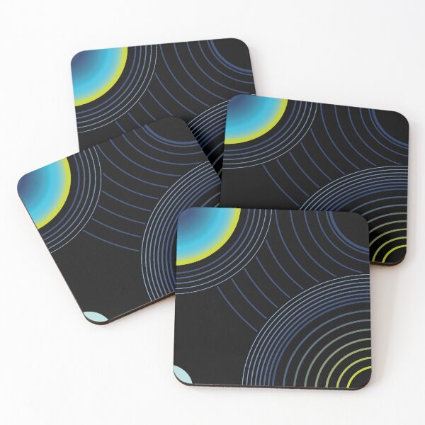 Item preview, Abstract Black Geometric Circle Pattern designed and sold by DESIGNNATS.