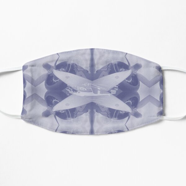 WildCat Air Power Blue Plane Engine Propellers Flat Mask