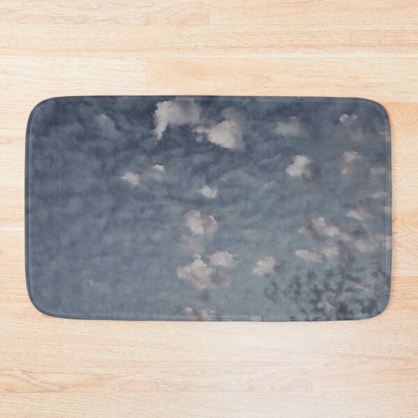 Item preview, White - Black - Gray Burning Dreamy Sky with Scattered Burning Cotton Candy Clouds - Photography  designed and sold by By Roqia.