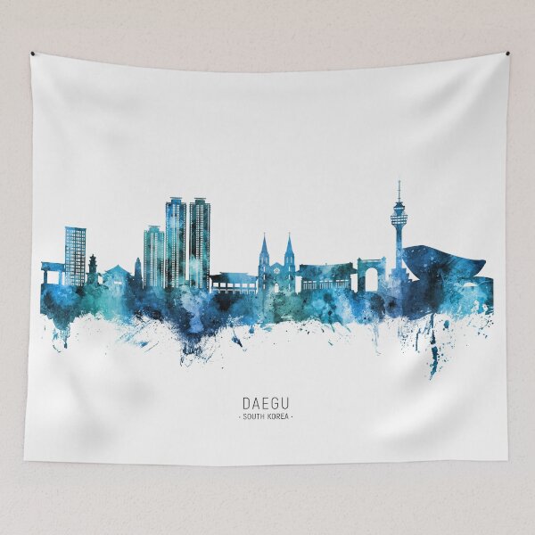 Item preview, Daegu Skyline South Korea designed and sold by ArtPrints.