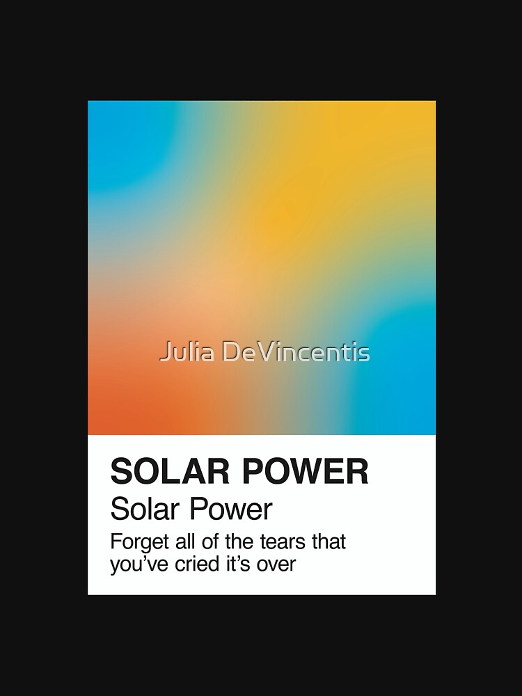 Solar Power Pantone Swatch Poster for Sale by Julia DeVincentis