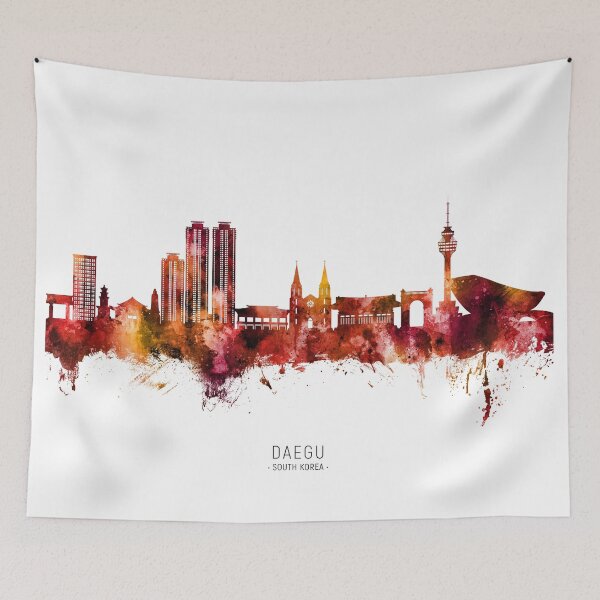 Item preview, Daegu Skyline South Korea designed and sold by ArtPrints.