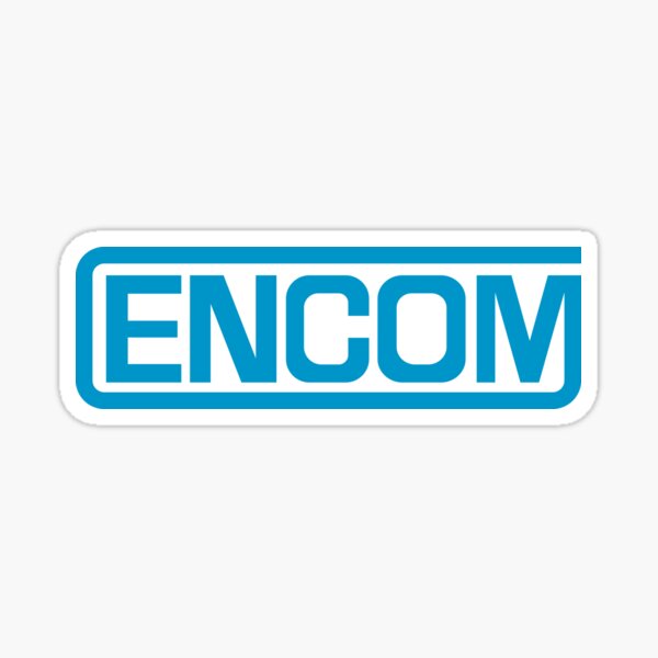 "Encom" Sticker for Sale by Biochao | Redbubble