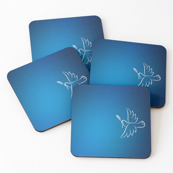 Item preview, Liturgical Blue, Advent color with dove  designed and sold by CheekyGrace.