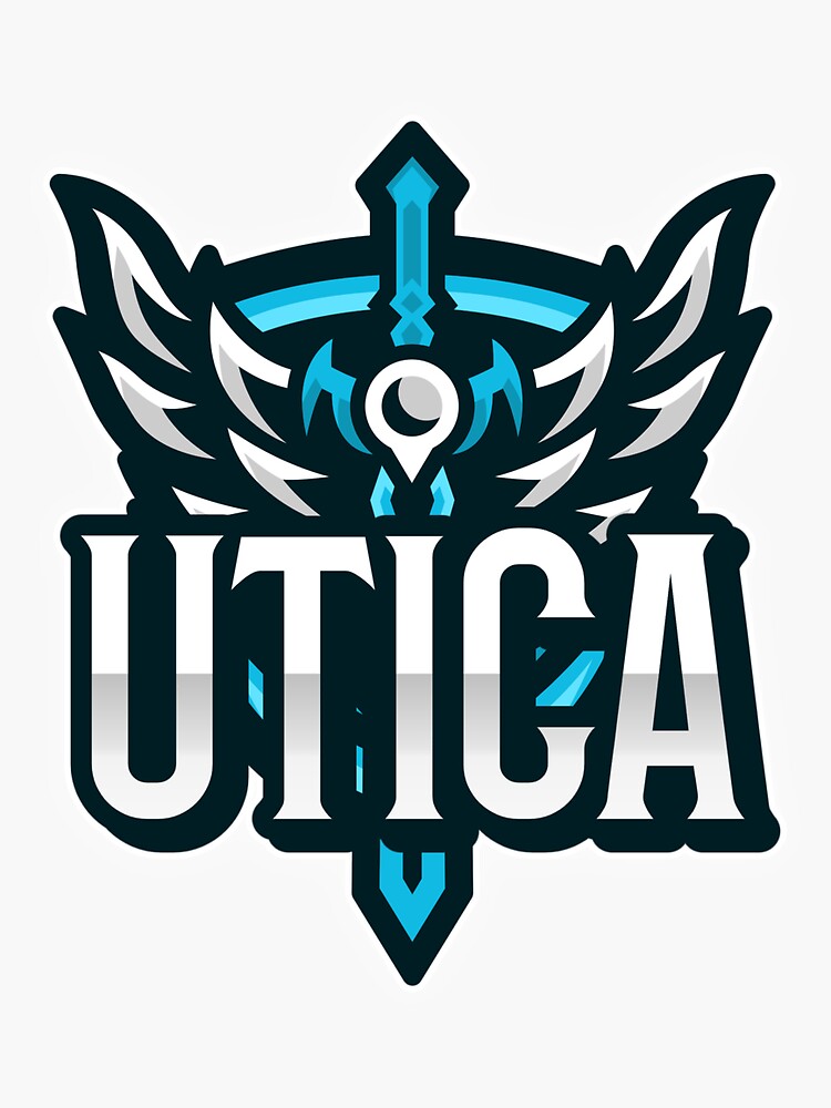 Pegatina «LOGOTIPO DE UTICA NY» de techdave Redbubble