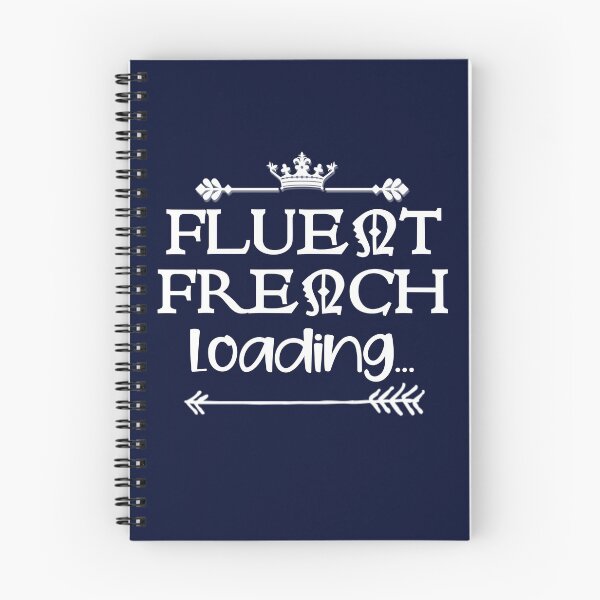 Item preview, Fluent French Loading... White Text Premium designed and sold by Design-Maniya.