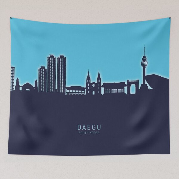 Item preview, Daegu Skyline South Korea designed and sold by ArtPrints.