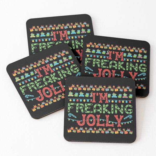 Item preview, I'm Freaking Jolly - Sarcastic Christmas designed and sold by SewnMemories.