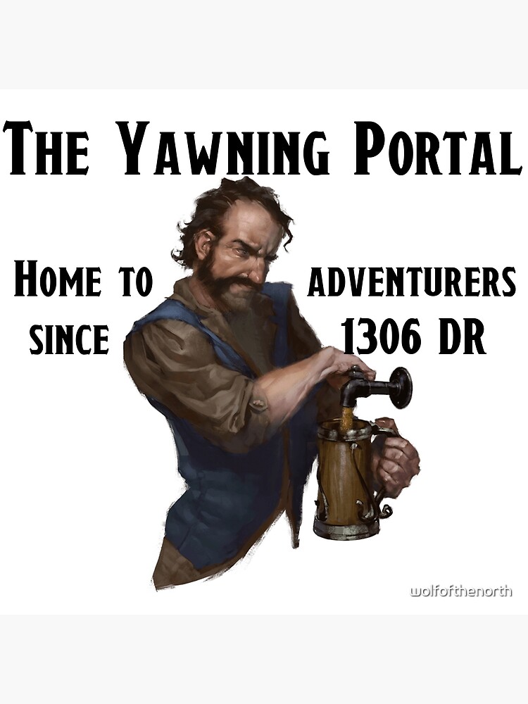 Disover The Yawning Portal 2 Premium Matte Vertical Poster