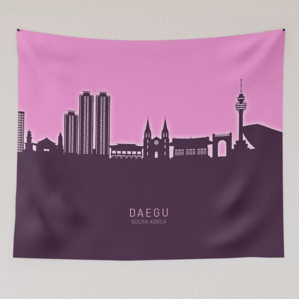 Item preview, Daegu Skyline South Korea designed and sold by ArtPrints.