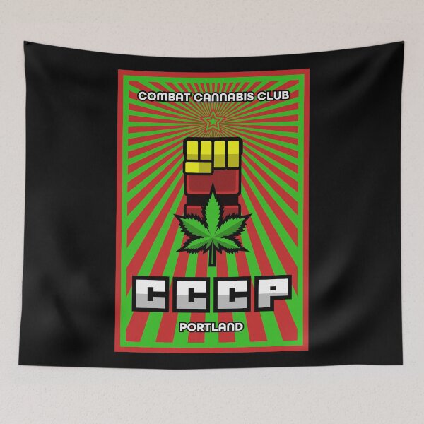 Item preview, CCCP (Combat Cannabis Club Portland) designed and sold by Eyedalas.