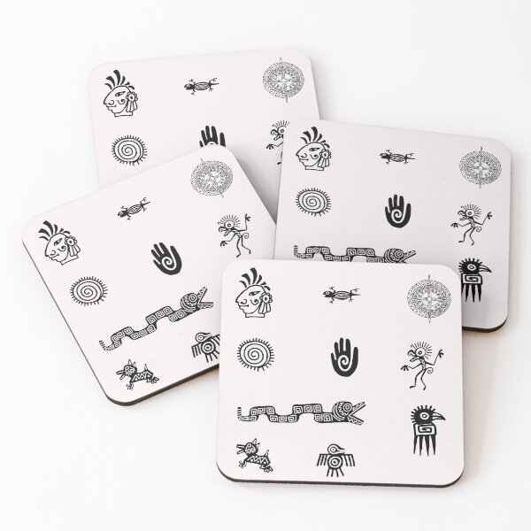 Item preview, Mexican Ancient Symbols Aztec Mayan Art designed and sold by myrgomez.