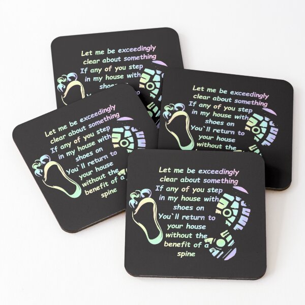 Item preview, Pastel Rainbow Foot and Boot Print Funny Door Sign designed and sold by FarzT.