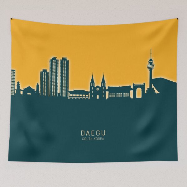 Item preview, Daegu Skyline South Korea designed and sold by ArtPrints.
