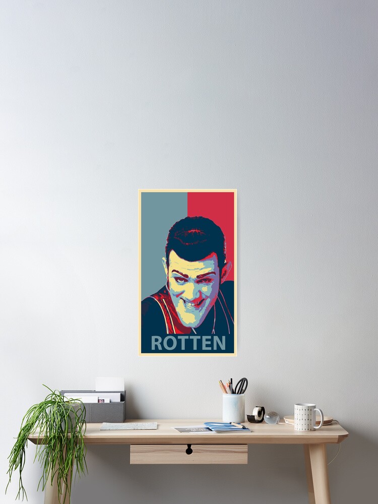 Robbie Rotten Silhouette - We Are Number One  Poster for Sale by  spencespry