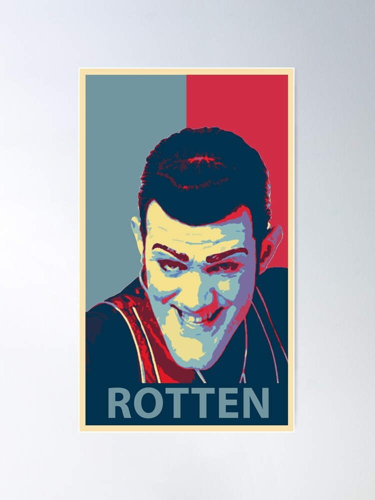 Robbie Rotten Silhouette - We Are Number One  Poster for Sale by  spencespry